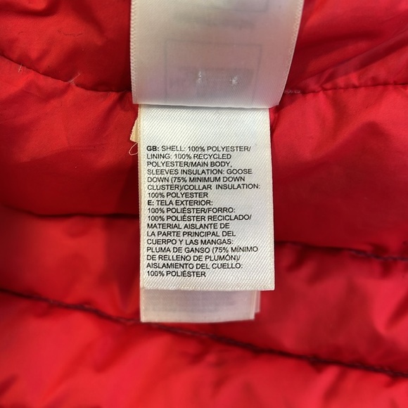 The north face navy 550 fill puffer coat - Picture 6 of 8